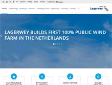 Tablet Screenshot of lagerwey.com